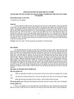 ĐÁNH GIÁ KHẢ NĂNG SỬ DỤNG HÌNH SỐ TỰ NHIÊN ĐỂ XÁC ĐỊNH THỂ TÍCH CHO MỘT SỐ LOÀI CÂY RỪNG TỰ NHIÊN KHAI THÁC CHỦ YẾU Ở VÙNG TÂY NGUYÊN doc