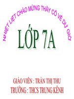 Giáo án bồi dưỡng sinh hoạt chuyên môn Tiết 56 Đa thức