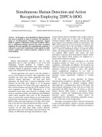 highly efficient human action recognition using compact 2dpca-based descriptors in the spatial and transform domains