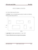 Đồ án môn cung cấp điện tính toán chiếu sang cho một phân xưởng