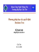 Giáo án - Bài giảng: Công nghệ thông tin: Giới thiệu về cây ra quyết định ( Giành cho người lãnh đạo đơn vị)