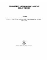 madore j. geometric methods in classical field theory