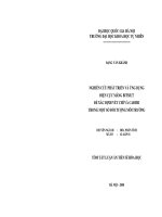 Nghiên cứu phát triển và ứng dụng điện cực màng bitmut để xác định vết chì và cađimi trong một số đối tượng môi trường