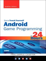 sams teach yourself android game programming in 24 hours