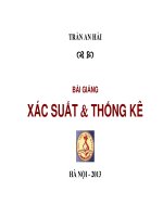 bài giảng xác suất thông kê dễ hiểu