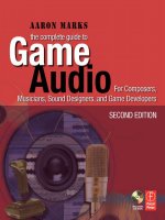 marks - the complete guide to game audio 2e (elsevier, 2009)