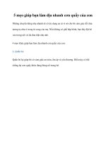 5 mẹo giúp bạn làm dịu nhanh cơn quấy của con pdf