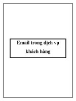 Email trong dịch vụ khách hàng pot
