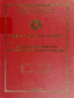 khóa luận tốt nghiệp dịch vụ và thương mại dịch vụ của trung quốc và việt nam trong giai đoạn thời kỳ hội nhập