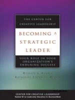 Becoming a strategic leader