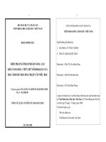 Biện pháp sư phạm nhằm nâng cao khả năng đọc, viết chữ nổi Braille của học sinh mù học hoà nhập cấp tiểu học