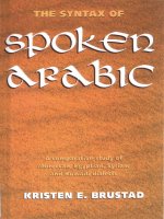 21 the syntax of spoken arabic