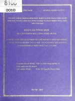 Nghiên cứu sản xuất một số chế phẩm vi sinh để phòng chống nấm sinh độc tố và độc tố nấm mốc aflatoxin, ochratoxin a trên ngô, lạc, đậu