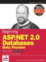 beginning asp.net 2.0 databases beta preview