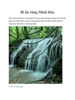 Bí ẩn rừng Minh Hóa doc