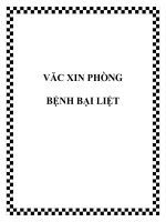 VĂC XIN PHÒNG BỆNH BẠI LIỆT docx