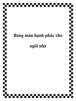 Bảng màu hạnh phúc cho ngôi nhà pptx