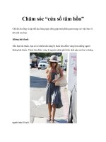 Chăm sóc “cửa sổ tâm hồn” pptx