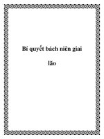 Bí quyết bách niên giai lão doc