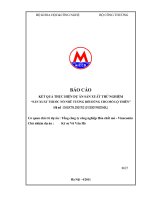 Sản xuất thuốc nổ nhũ tương rời dùng cho mỏ lộ thiên