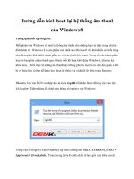 Hướng dẫn kích hoạt lại hệ thống âm thanh của Windows 8 pdf