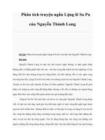 Phân tích truyện ngắn Lặng lẽ Sa Pa của Nguyễn Thành Long pdf