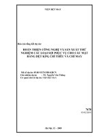 Hoàn thiện công nghệ và sản xuất thử nghiệm các loại sợi phục vụ cho các mặt hàng dệt kim, chỉ thêu và chỉ may