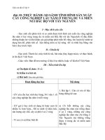 Giáo án bài Thực hành so sánh tình hình SX cây công nghiệp - Địa 9 - GV.N M Thư