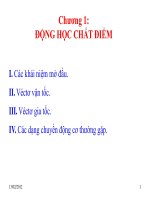 Giáo án Bài giảng về: Vật lý đại cương (Phần I)