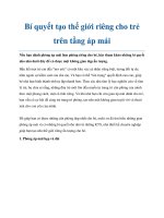 Bí quyết tạo thế giới riêng cho trẻ trên tầng áp mái potx