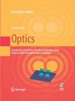 optics learning by computing with examples using matlab - k.d. moller