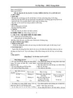 Giáo án bồi dưỡng tham khảo sinh học lớp 7