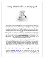 Hướng dẫn tìm kiếm thị trường ngách ppt