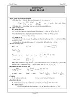 Đạo hàm ( phần 1)