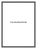 Làm rộng phòng tắm hẹp potx