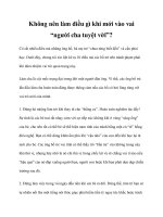 Không nên làm điều gì khi mới vào vai “người cha tuyệt vời”? doc