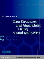 data structures and algorithms using visual basic.net - michael mcmillan