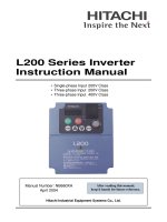 Tài liệu biến tần L201  huyndai