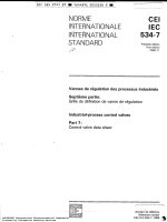 IEC 60534 7 industrial process control valves   data sheet