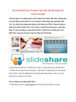 Slide Marketing- Phương tiện hấp dẫn để quảng bá doanh nghiệp doc