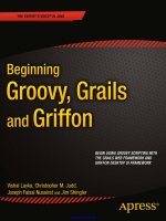 beginning groovy, grails and griffon