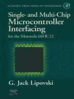 lipovski, g. j. (1999). single- and multi-chip microcontroller interfacing