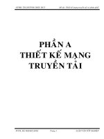 Đồ án tốt nghiệp  thiết kế mạng truyền tải và phân phối điện năng