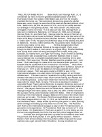 the life of babe ruth