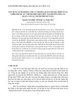 XÂY DỰNG LƯỚI KHỐNG CHẾ VÀ THÀNH LẬP BẢN ĐỒ ĐỊA HÌNH TỶ LỆ 1/2000 CHO DỰ ÁN “THÀNH PHỐ TRÊN ĐỒI” TẠI PHƯỜNG HÒA AN, QUẬN CẨM LỆ, THÀNH PHỐ ĐÀ NẴNG doc