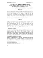 CÁC CHIẾN THUẬT HỌC SINH PHỔ THÔNG TRUNG HỌC SỬ DỤNG ĐỂ LÀM BÀI KIỂM TRA TRẮC NGHIỆM MÔN TIẾNG ANH doc