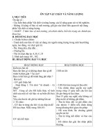 Giáo án bài Ôn tập vật chất và năng lượng - Khoa học 5 - GV:L.N.Tân