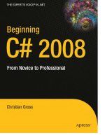 Giáo án - Bài giảng: beginning c# 2008