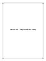 Thiết kế nhà 3 tầng trên đất hình vuông pdf