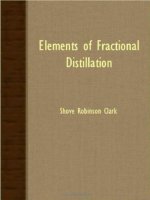 elements of fractional distillation fourth edition